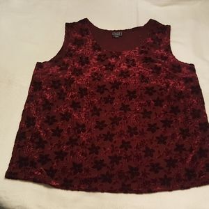 Laura Scott velvet tank